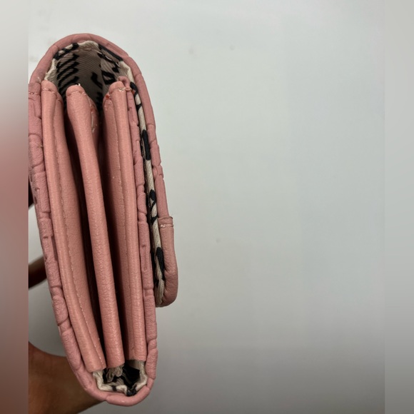 Juicy Couture Pink Embossed Bifold Long Wallet - Picture 9 of 11